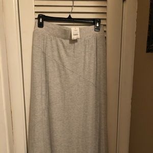 NWT Cato gray maxi skirt.